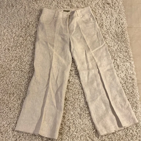 BEATRIZ CAMACHO linen wide legs size 10